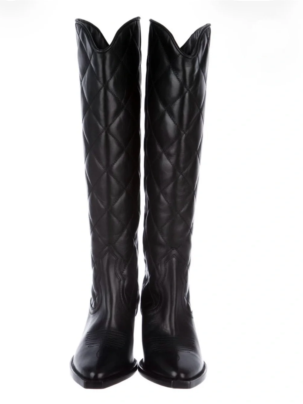 Sandro Leather Riding Boots Women's Size: 7 | FR 38